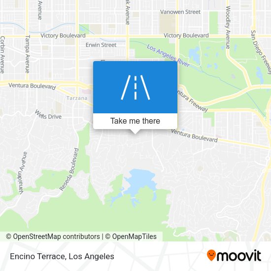 Encino Terrace map