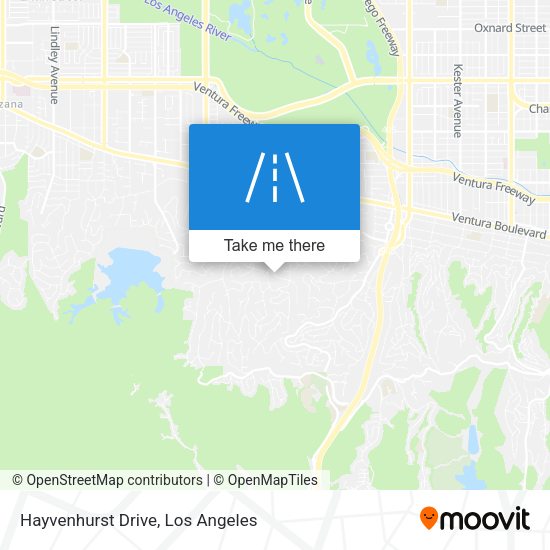 Mapa de Hayvenhurst Drive