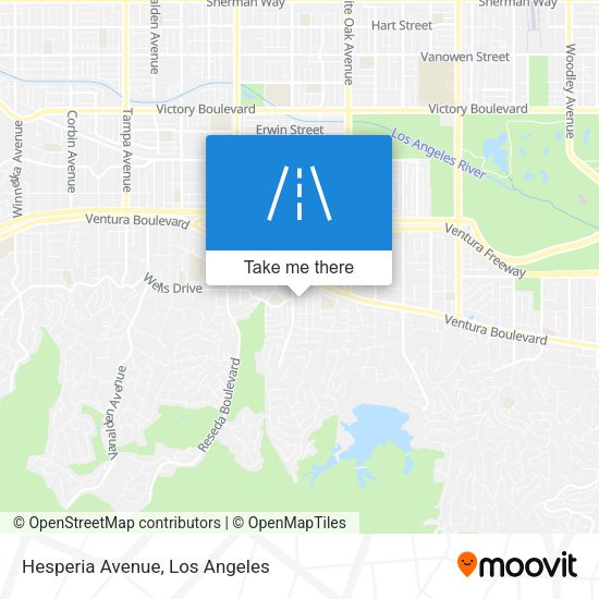 Hesperia Avenue map