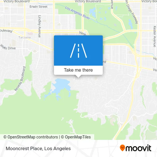 Mooncrest Place map