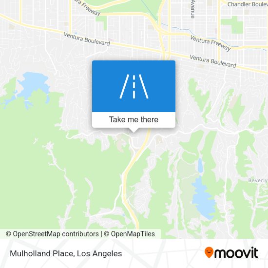 Mulholland Place map