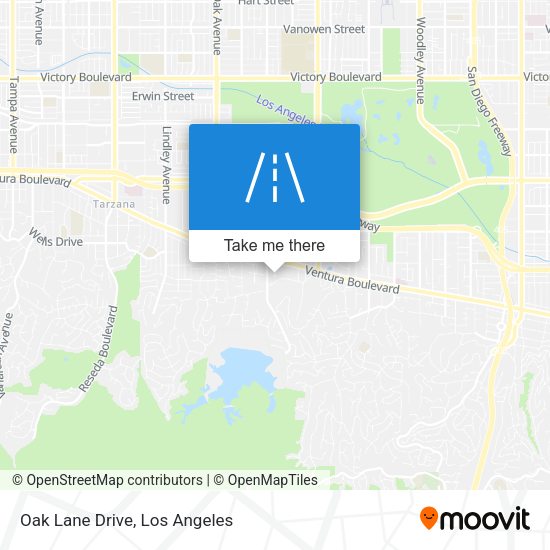 Mapa de Oak Lane Drive