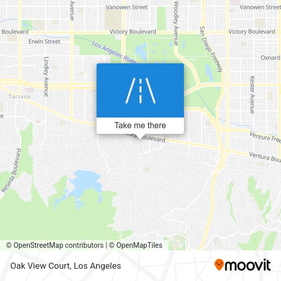 Oak View Court map