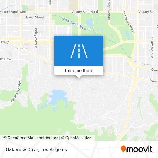 Mapa de Oak View Drive