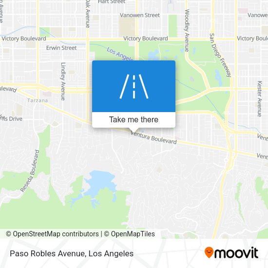 Mapa de Paso Robles Avenue