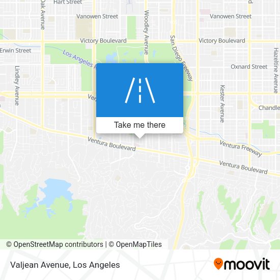Valjean Avenue map
