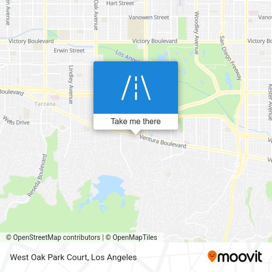West Oak Park Court map