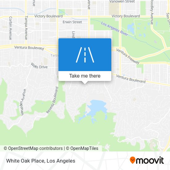 White Oak Place map