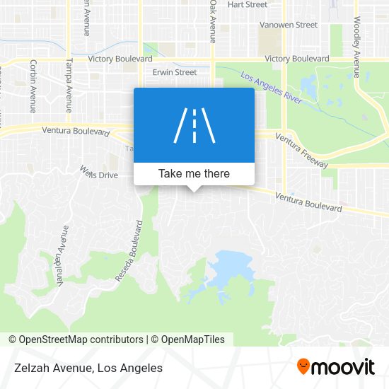 Mapa de Zelzah Avenue
