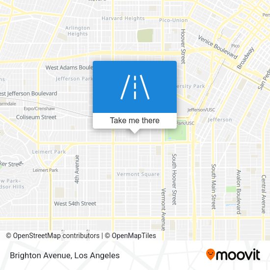 Brighton Avenue map