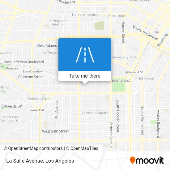 La Salle Avenue map