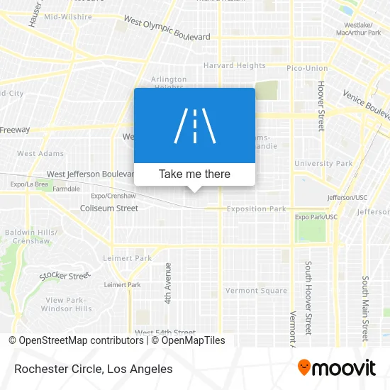 Rochester Circle map