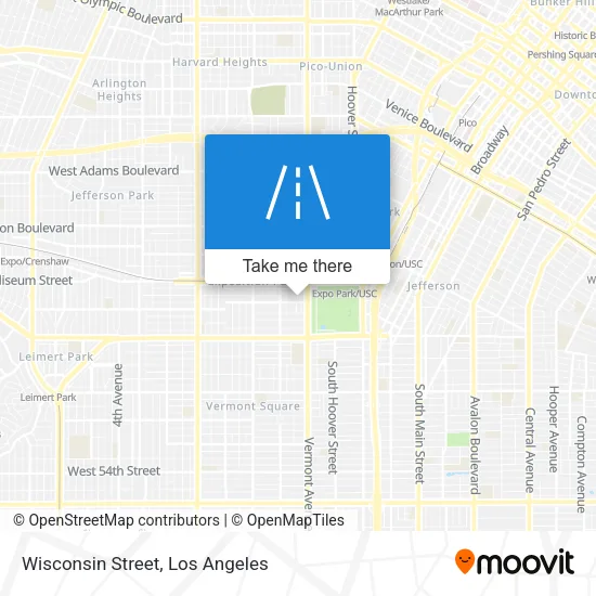 Wisconsin Street map