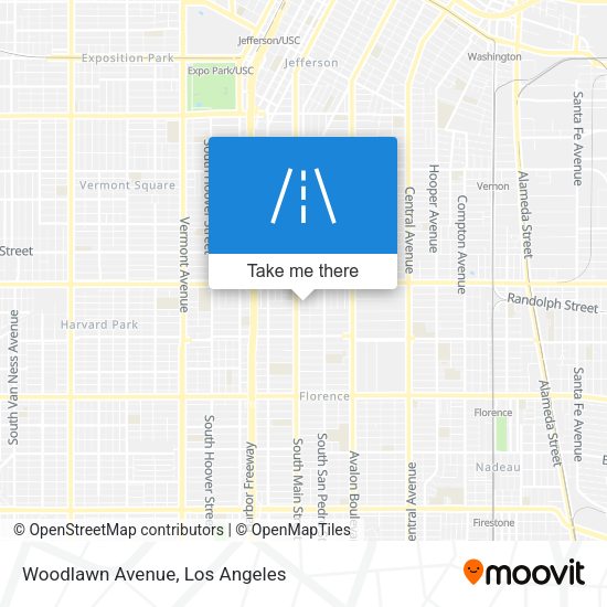 Mapa de Woodlawn Avenue