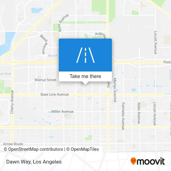 Dawn Way map