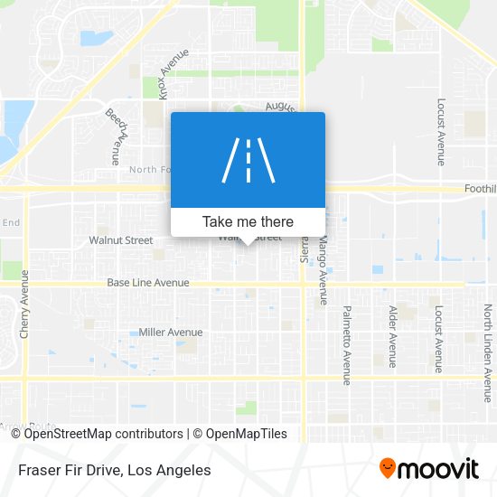 Fraser Fir Drive map