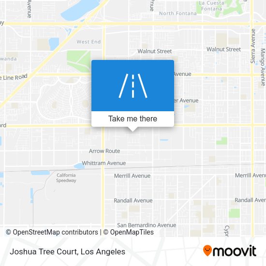 Joshua Tree Court map