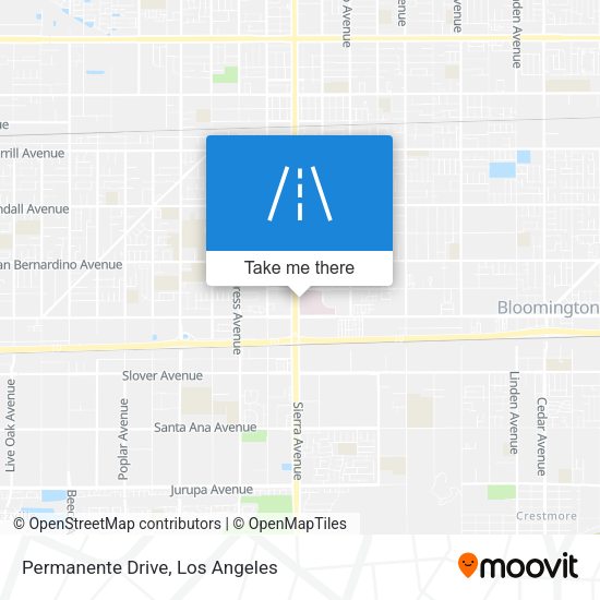 Mapa de Permanente Drive