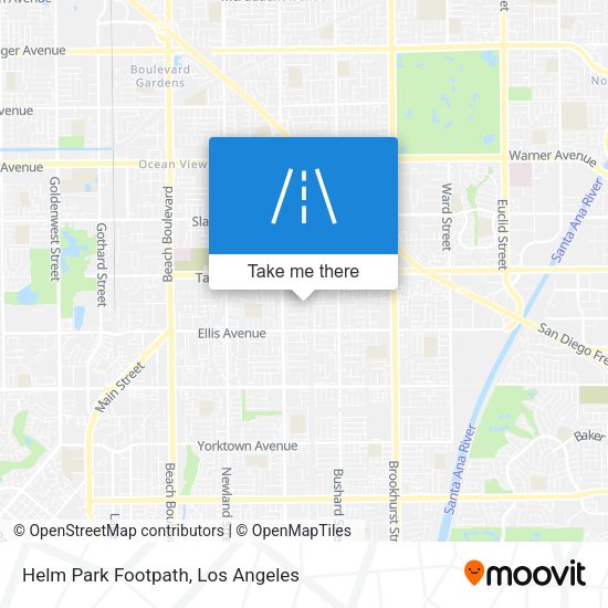 Mapa de Helm Park Footpath