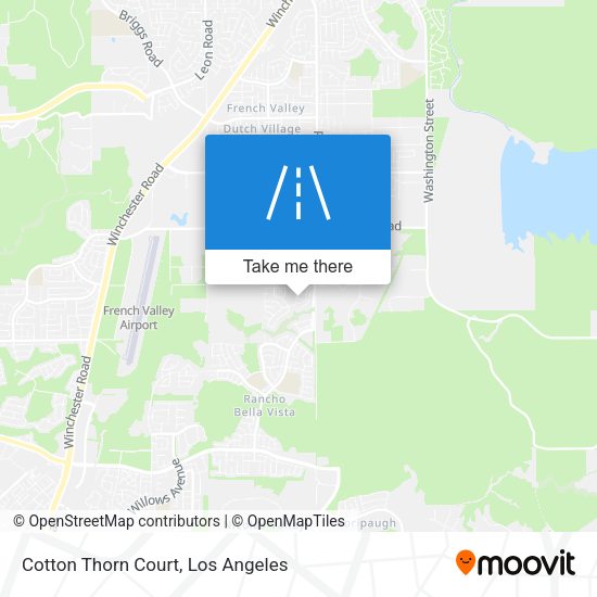 Cotton Thorn Court map