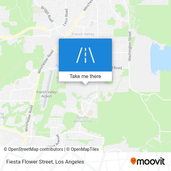 Fiesta Flower Street map