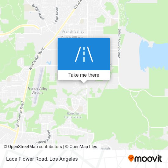 Mapa de Lace Flower Road
