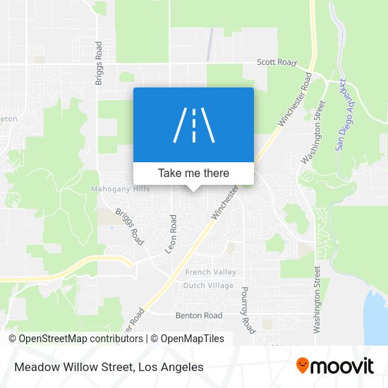 Mapa de Meadow Willow Street