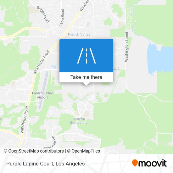Purple Lupine Court map