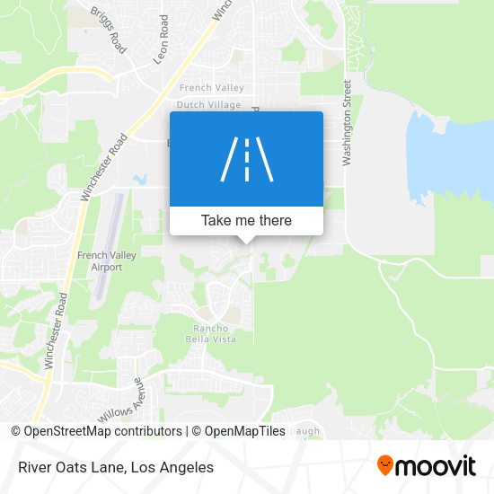 River Oats Lane map