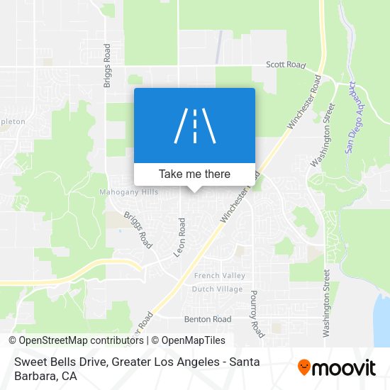 Sweet Bells Drive map