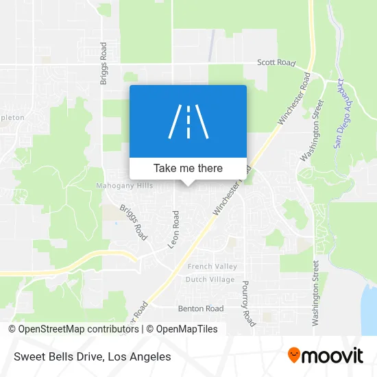 Sweet Bells Drive map