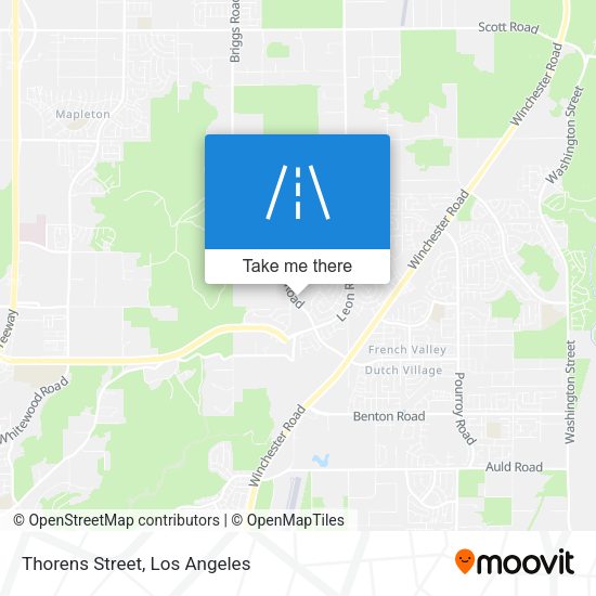 Mapa de Thorens Street