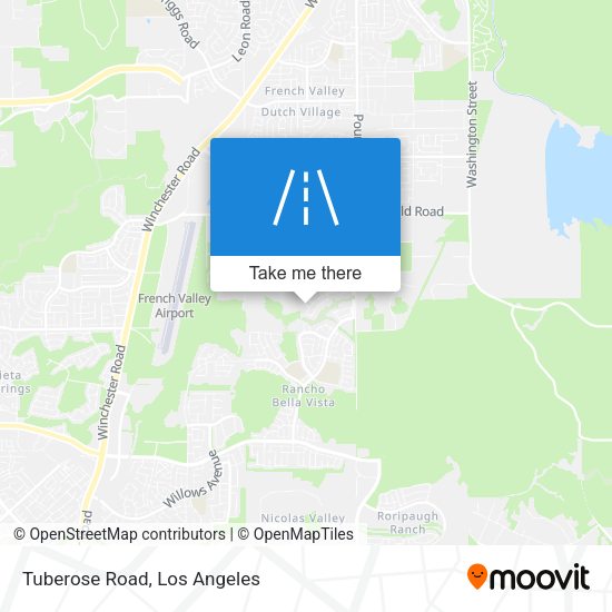 Mapa de Tuberose Road