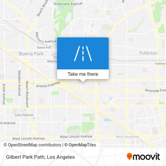 Gilbert Park Path map
