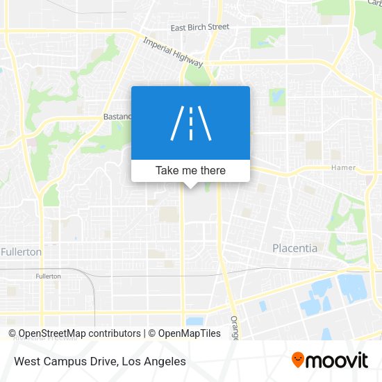 West Campus Drive map