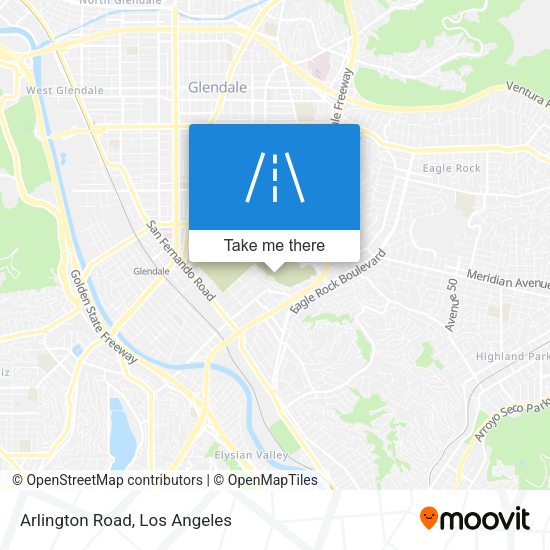 Arlington Road map