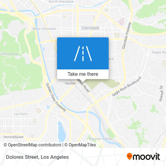 Mapa de Dolores Street