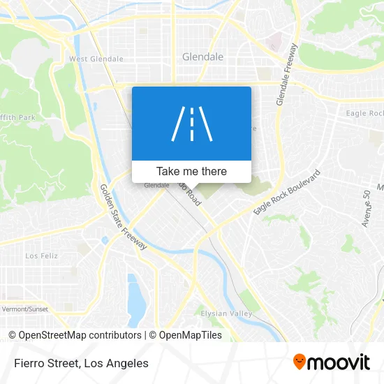 Fierro Street map