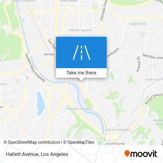 Mapa de Hallett Avenue