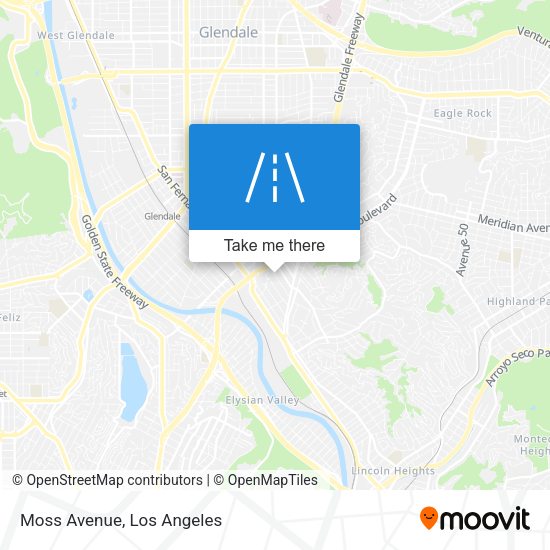 Mapa de Moss Avenue