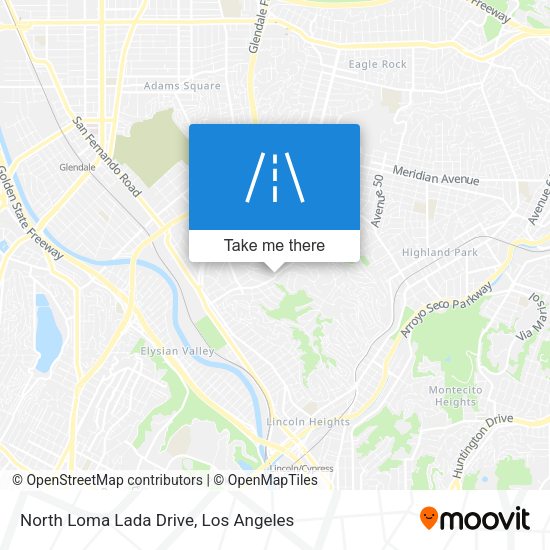 North Loma Lada Drive map
