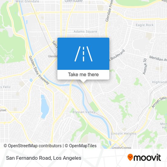 Mapa de San Fernando Road