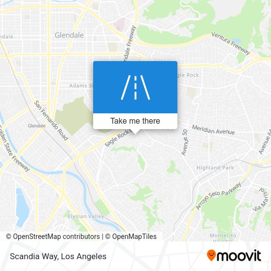 Mapa de Scandia Way