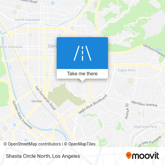 Mapa de Shasta Circle North