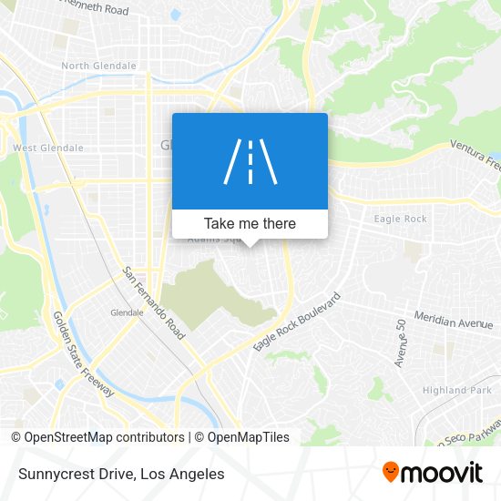 Mapa de Sunnycrest Drive