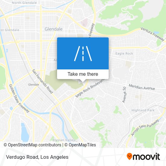 Mapa de Verdugo Road