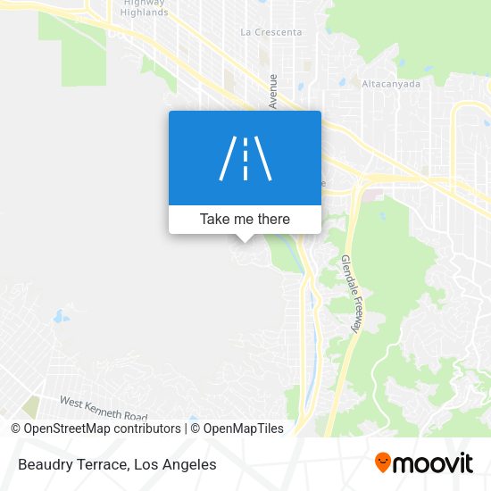 Beaudry Terrace map