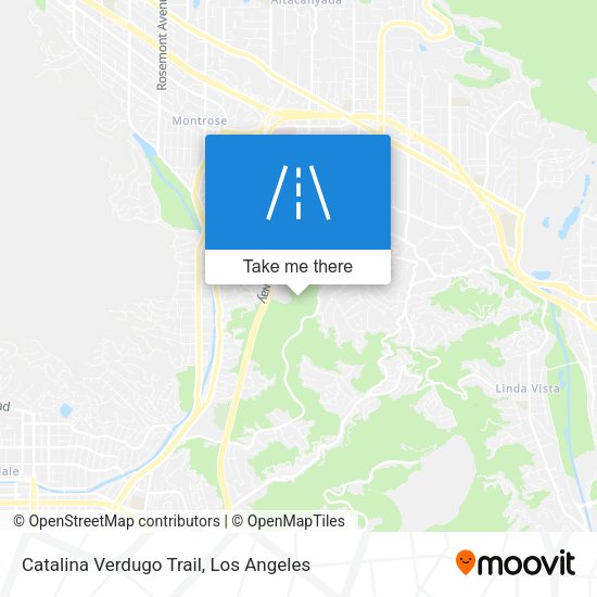Catalina Verdugo Trail map