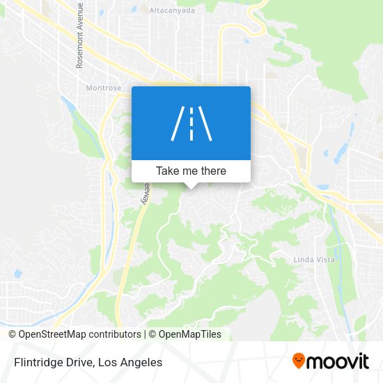 Mapa de Flintridge Drive
