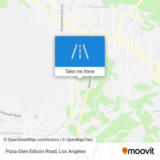 Pasa Glen Edison Road map